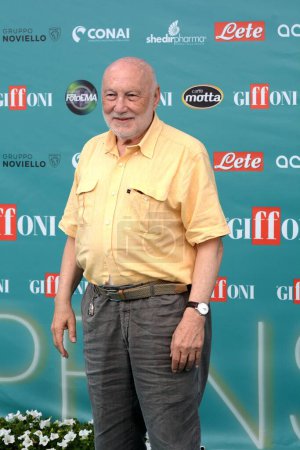 Photo for GIFFONI VALLE PIANA,ITALY - July 21,2023 : Domenico De Masi at Giffoni Film Festival 2023 - on July 21, 2023 in Giffoni Valle Piana, Italy. - Royalty Free Image