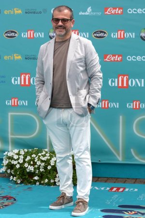 Photo for GIFFONI VALLE PIANA,ITALY - July 22,2023 : Alvaro Moretti at Giffoni Film Festival 2023 - on July 22, 2023 in Giffoni Valle Piana, Italy. - Royalty Free Image