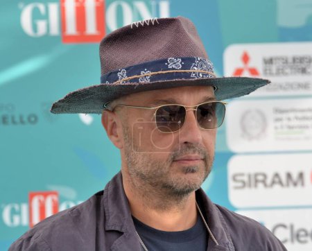 Photo for GIFFONI VALLE PIANA,ITALY - July 27,2023 : Joe Bastianich at Giffoni Film Festival 2023 - on July 27, 2023 in Giffoni Valle Piana, Italy. - Royalty Free Image