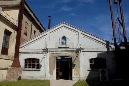 Foto de La antigua fábrica de tabaco en Borgo Cafasso, Capaccio Paestum, Italia, 5 de abril de 2024. - Imagen libre de derechos