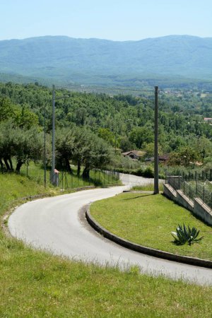 Photo for Italy : The urban landscape of Montesano sulla Marcellana,May 10,2024. - Royalty Free Image