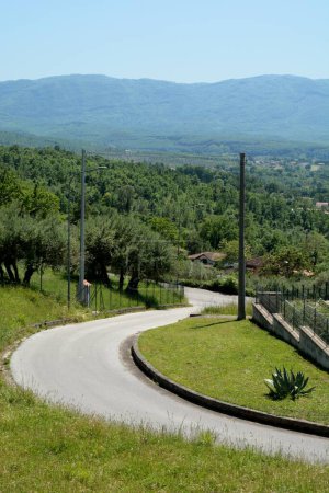 Photo for Italy : The urban landscape of Montesano sulla Marcellana,May 10,2024. - Royalty Free Image
