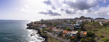 Foto de Vista aérea de Cidadela en Praia - Santiago - Capital de Cabo Verde - Cabo Verde - Imagen libre de derechos