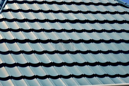 Photo for Pattern and texture of  roof tiles - Royalty Free Image