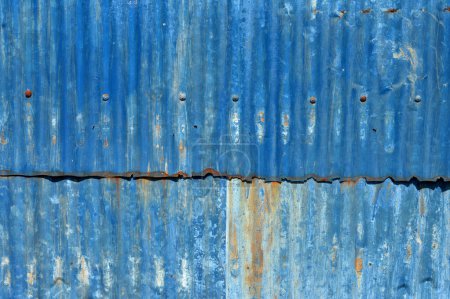 Photo for Old zinc roofl background - Royalty Free Image