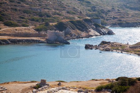 Photo for The ruins of Knidos, one of the oldest ancient cities in Anatolia, can now be visited as an open-air museum, Turkey Mugla Datca, June 26 2023 - Royalty Free Image