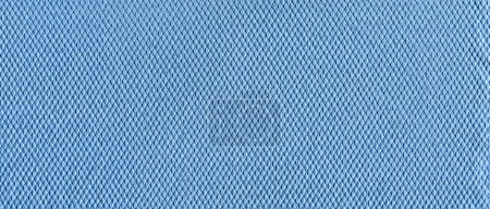 Photo for Blue color textile texture coarse fabric, high quality blue fabric macro shooting - Royalty Free Image