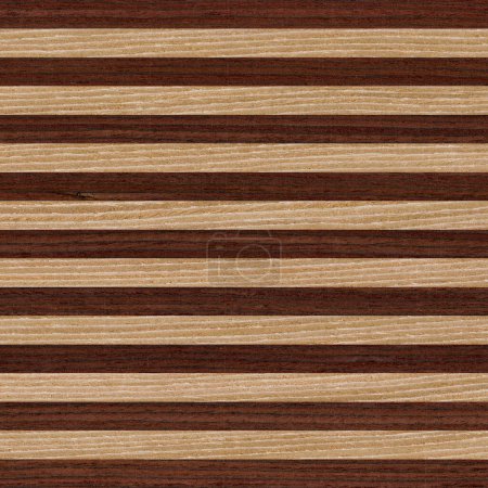 Wooden oak walnut marquetry, patterns created from the combination of different woods, wooden floor, parquet, cutting board
