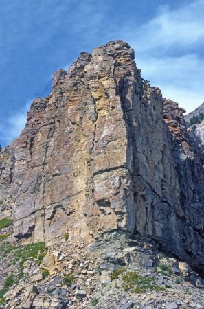 Dramatic Cliffs in Death Canyon in Grand Teton National Park in Wyoming