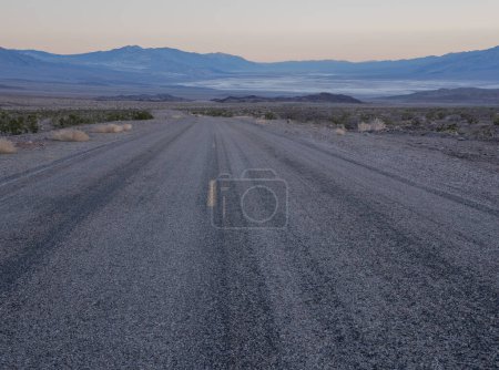Photo for Paved road in Death Valley California. High quality photo of the Artists Drive in Death Valley National Park. - Royalty Free Image