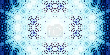 Seamless abstract complex pattern. Panoramic abstract texture. Panoramic background