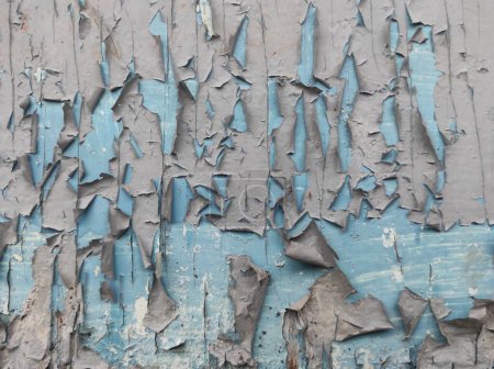 Photo for Photo texture old peeling paint. The paint is old. It is crumbling - Royalty Free Image