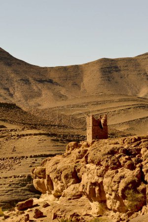 Foto de Villaggio berbero fortificato nella regione predesertica di Sousse Massa, Marocco - Imagen libre de derechos