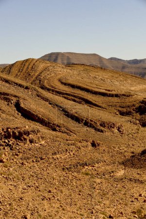 Foto de Il Marocco, formazioni rocciose della valle di Tata. provincia di Souss Massa. foto bianco e nero - Imagen libre de derechos