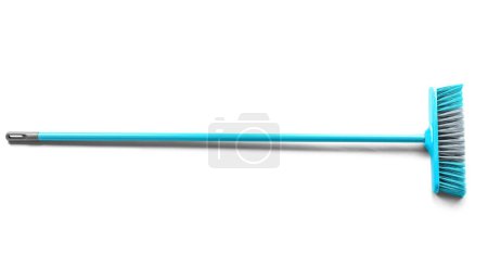 Cleaning broom isolated on white background