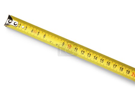 Photo for Measuring tape on white background - Royalty Free Image