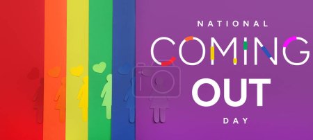 Photo for Banner for National Coming Out Day - Royalty Free Image