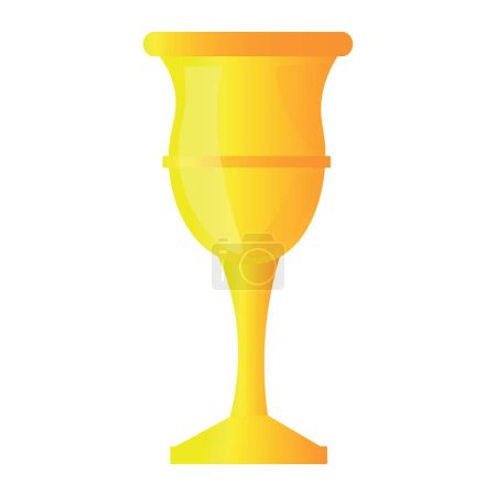 Illustration for Sacramental goblet for wine on white background - Royalty Free Image
