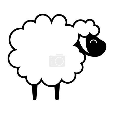 Sacrificial lamb on white background