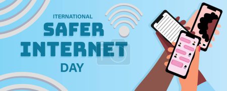 Banner zum Internationalen Tag des sicheren Internets