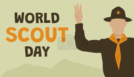 Bannière pour la Journée Mondiale du Scoutisme