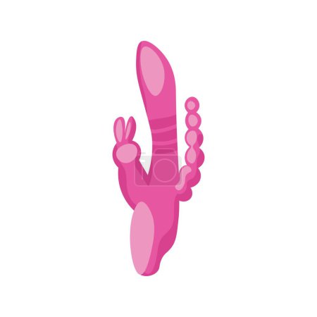 Sex toy on white background