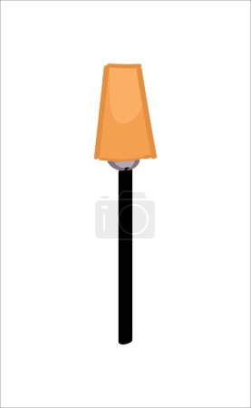 Illustration for Nail drill bit on white background - Royalty Free Image