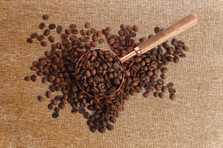 Téléchargez les photos : Le grain de café ingrédient fond - en image libre de droit
