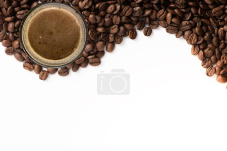 Téléchargez les photos : Le grain de café ingrédient fond - en image libre de droit