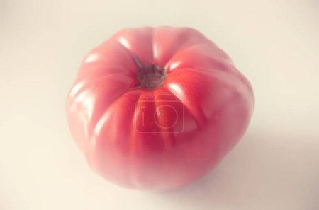 Photo for Single red fresh tomato closeup - Royalty Free Image
