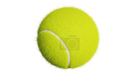 Téléchargez les photos : Balle de tennis neuve vert vif - en image libre de droit