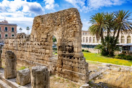 Photo for Temple of Apollo in Syracuse, Sicily, Italy - Royalty Free Image