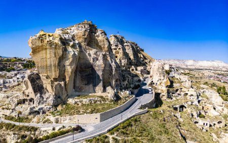 Foto de Vista de Urgup en la provincia de Nevsehir en Capadocia, Turquía. - Imagen libre de derechos
