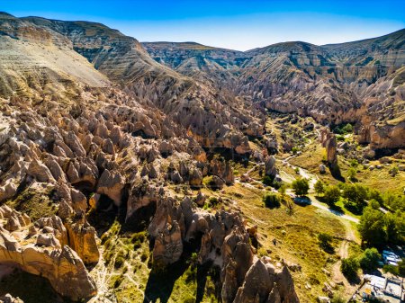 Photo for View of Zelve Valley in Cappadocia, Turkey. UNESCO World Heritage Site. - Royalty Free Image