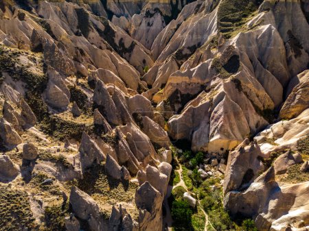 Téléchargez les photos : Vue de la vallée de la Zelve en Cappadoce, Turquie. Site du patrimoine mondial de l'UNESCO. - en image libre de droit