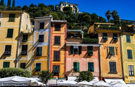 Photo for PORTOFINO, ITA - SEP 15, 2023: Architecture of Portofino in Liguria, Italy - Royalty Free Image