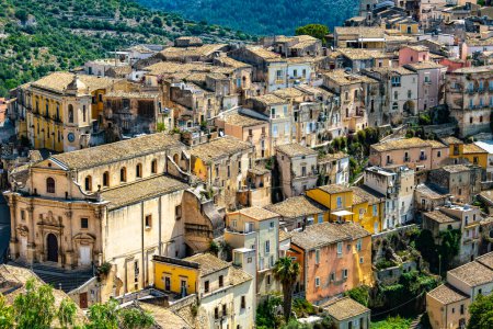 Photo for View of Ragusa in Val di Noto, southern Sicily, Italy - Royalty Free Image