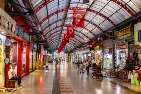 Photo for MARMARIS, TUR - OCT 21. 2023: Grand Bazaar in Marmaris, Mugla Province, Turkey - Royalty Free Image