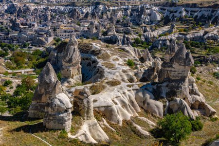 Photo for View of Goreme in Nevsehir Province in Cappadocia, Turkey. - Royalty Free Image