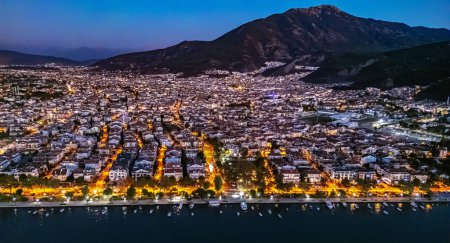 Photo for Aerial view of Fethiye in Mugla Province, Turkey. - Royalty Free Image