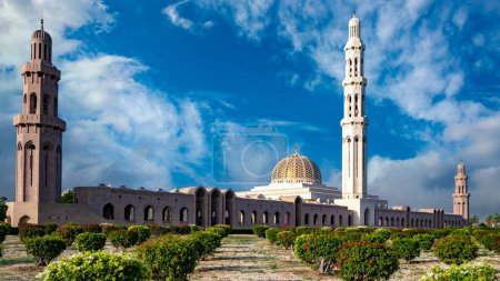 Gran Mezquita del Sultán Qaboos en Mascate, Omán
