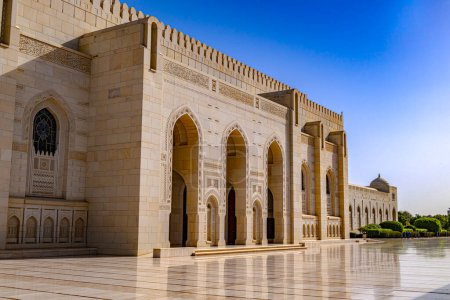 Grande mosquée du sultan Qaboos à Mascate, Oman
