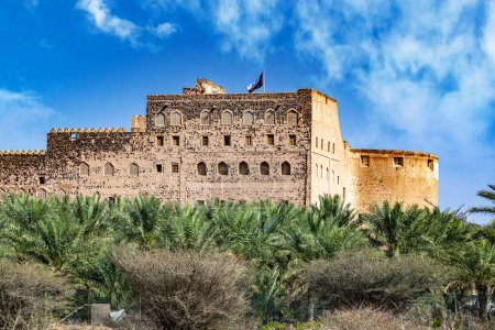 Château de Jabrin situé près de la ville de Bahla, Oman
