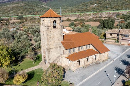Photo for San Esteban de Yesa Parish Center, Navarre Spain - Royalty Free Image