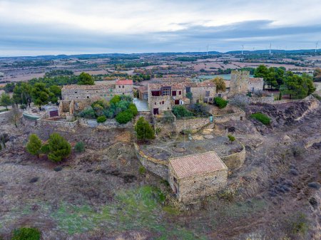 Photo for La Puebla de Ferran is a population entity in the municipality of Pasanant, Tarragona Spain. At the beginning of the 20th century it had nine houses but some tragic events in 1928, Josep Marimon, the Boy from Ca l'Hostaler, killed about ten people, t - Royalty Free Image