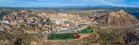Photo for Panoramic view of Cardona, a municipality in Spain belonging to the province of Barcelona, in Catalonia Spain. Located in the Bages region, with a population of 4,575 inhabitants - Royalty Free Image