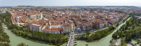 Photo for Palencia city, panoramic view, Spain - Royalty Free Image