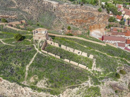 Photo for Daroca Zaragoza remains of the Castle of San Jorge. Spain - Royalty Free Image
