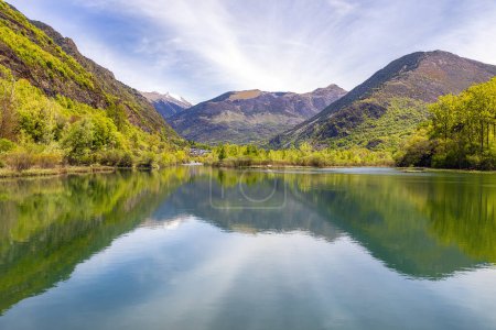 Photo for Cardet reservoir in Vall de Boi province of Lleida, Catalonia Spain - Royalty Free Image
