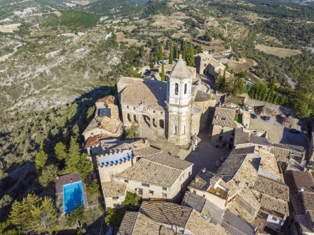 Photo for Cathedral, Roda de Isabena is a town in the municipality of Isabena in the region of Ribagorza, province of Huesca. Spain. - Royalty Free Image